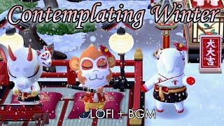 ACPC | Contemplating Winter| Seasonal Screenscape! | LOFI+BGM | ️ ️ | Relax, Sleep