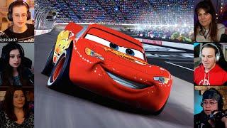 Entrance of Lightning McQueen : First Race | Cars : 2006 | Reaction Mashup | #cars