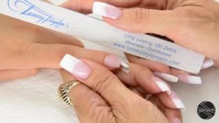  Tammy Taylor Nail Tutorial Sculptured Short Acrylic Nail