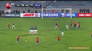 Chile 3 - 1 Bolivia - Clasificatorias Brasil 2014