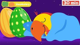 Learning First Words with Larry | Sensory Stimulation for Babies | Vocabulary for Kids | Vocabularry