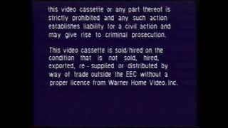 VHS warning (and a VHS-hiss)