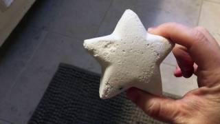 LUSH Stardust Bath bomb DEMO and REVIEW