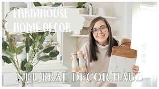 NEUTRAL HOME DECOR 2021 | FARMHOUSE DECORATING IDEAS | HOUSE + HOLM NEW ARRIVALS