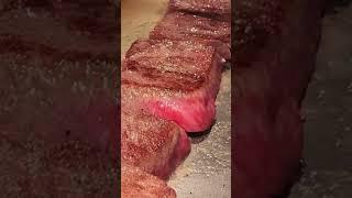  COOKING SIZZLING HOT MARBLE STEAK  #shorts #steak #beef