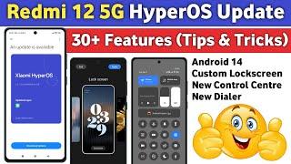 Redmi 12 5G : HyperOS 1.0.1.0 Full Changelog & Review | 30+ Features | Redmi 12 5G New Update