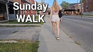 Sunday Walk in Kingston Ontario during Labour day long weekend 2023 | Johnson and Brock Street