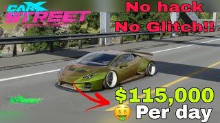 CarX street | How i made $115,000 in just one day without any glitch or hack. Easy method