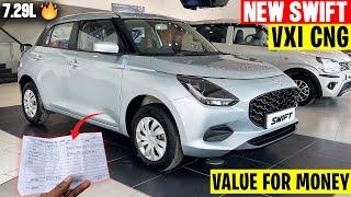 New Maruti Suzuki Swift Vxi Cng 2025 Full Detailed Review with On road Price