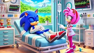 SONIC Please Don't Leave Us Alone! AMY Please Help Him | Sad Story | Sonic The Hedgehog 3 Animation