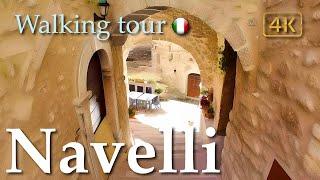 Navelli (Abruzzo), Italy【Walking Tour】History in Subtitles - 4K