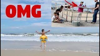 SECURITY CAME FOR DOING THIS AT THE BEACH!! **epic**