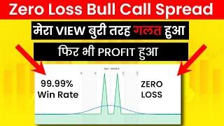 Zero loss option selling strategy - zero loss strategy | Safest options strategy  | Bull spread |