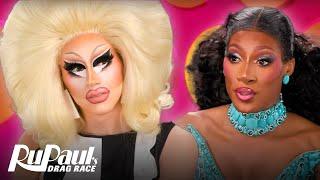 The Pit Stop S16 E13  Trixie Mattel & Jaida Essence Hall Get Stamped! | RuPaul’s Drag Race S16