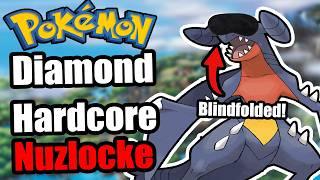 Can I Beat A Pokemon Diamond Hardcore Nuzlocke BLINDFOLDED?