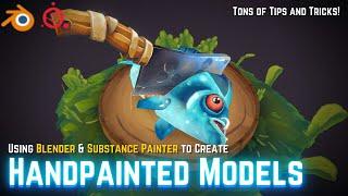 How To Easily Create Handpainted Models in Blender & Substance Painter