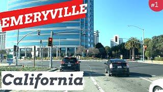 EMERYVILLE California, Dash Cam Touring, USA, Driving Touring Videos