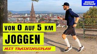 Von 0 auf 5 km - Joggen für Anfänger (mit Trainingsplan)