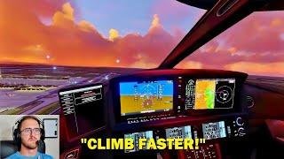 Most INTENSE Departure I’ve Flown in Microsoft Flight Simulator! (with ATC)