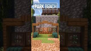 How to Build a Park Bench | Minecraft Tutorial