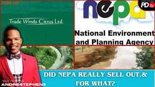 Did NEPA Sell Out Jamaica? Why Did the Drop the Case Against Trade Wind Citrus