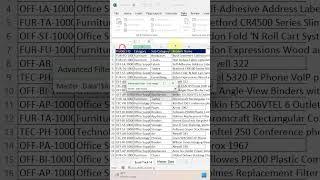 Excel Trick 14 - Efficient Data Mapping with Advanced Filter in Excel (No Lookup Functions) #shorts