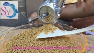 household manual animal feed pellet machine/hand poultry fish feed extruder machine