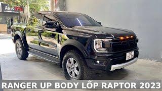 RANGER XLT 2023 LÊN BODY RAPTOR, LỐP GAI BFGOODRICH, NẮP CUỘN, ĐÈN HẬU LED.. Ở AUTO STYLE ĐỘ XE FORD