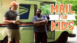 How-to Send a Letter  & How the Mail Works  (w/ Mail Truck Tour) for Kids!! (feat. CJ the Mailman)