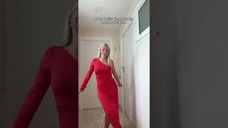 Würde mich das in deutschland irgendwie nicht trauen  #ootd #reddress #splitdress #fypシ #barcelona