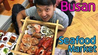 LARGEST SEAFOOD MARKET in Korea! Jagalchi Market in Busan