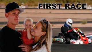 Watching Dad in his First Race! DELLA VLOGS
