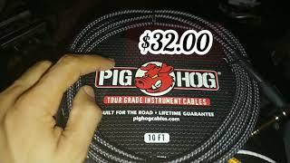 Pig hog Cable Vs Tisino