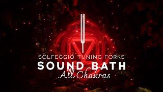 Solfeggio Frequencies | Chakra Sound Healing Vibes | Healing & Calming | Tuning Forks
