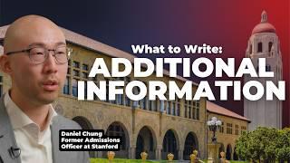 Why 'Additional Information' is KEY to Making a Standout Application