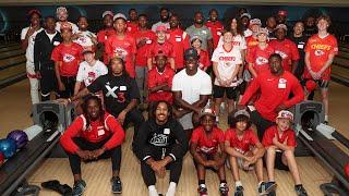 Rookie Club Goes Bowling with Chiefs Flag Youth | Kansas City Chiefs