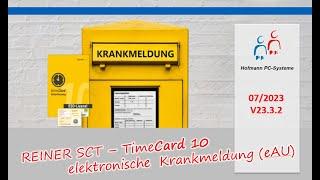 eAU elektronische Krankmeldung in der timeCard 10 Zeiterfassung