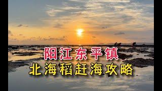 体验阳江东平镇北海稻，赶海，看日落