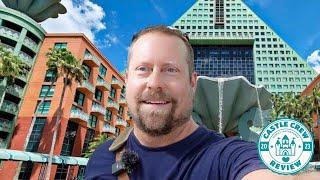 Swan and Dolphin Resort Full Tour, Walk-Through, Review / Pros and Cons / Disney World Hotel Deals