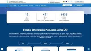 Overview # Centralised Admission Portal (UG)