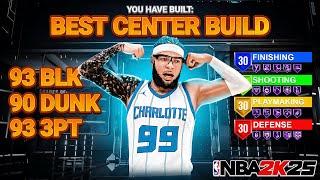 BEST CENTER BUILD IN NBA 2K25! Best ALL-AROUND BIG MAN BUILD! Best Build NBA 2K25!