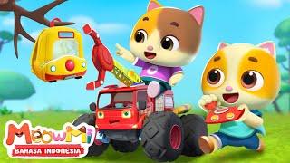 Mimi Timi dan Tim Penyelamat | Lagu Truk Pemadam | Lagu Anak | MeowMi Family Show Bahasa Indonesia