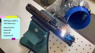 Gun Engraving Machine, Deep & Clean Pass | 50W Fiber Laser Engraver Settings