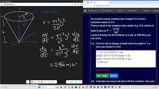 This video shows you how to answer question 2 in the tutorial on applied differentiation in Babbage.