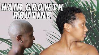 My Hair Growth Routine |  Big Chop to Three Months | Type 4 Natural Hair