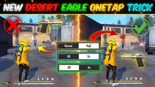 DESERT EAGLE Auto Headshot Trick  [Secret DESERT EAGLE Headshot Setting & Sensitivity️] Ff Max