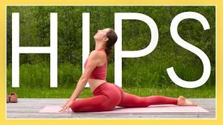 30 min Hip Opening Yoga - Slow Flow Deep Stretch