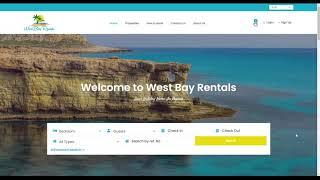 Web Design for Holiday Rentals Company In Cyprus