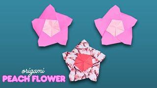 Origami Peach Flowers | Origami Flowers