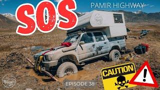 SOS EMERGENCY Completely stuck at Zorkul Nationalpark! Pamir Highway #overlanding